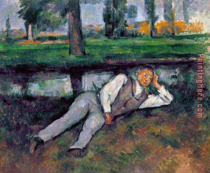 Paul Cezanne Czanne Boy Resting C1885